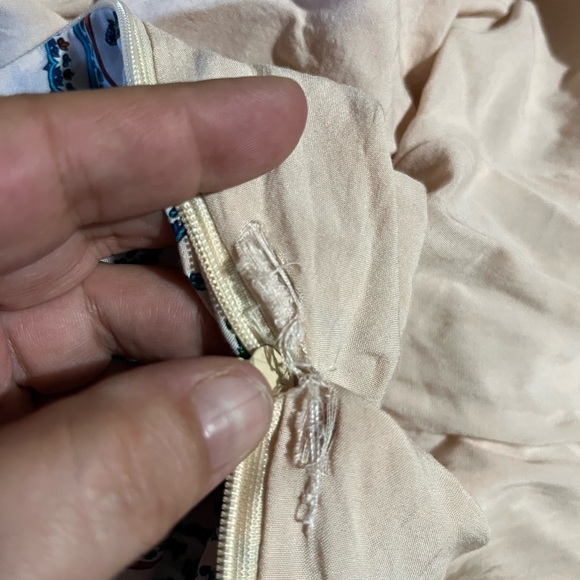 Everly mini dress spaghetti straps pink and blue size medium - Picture 11 of 11